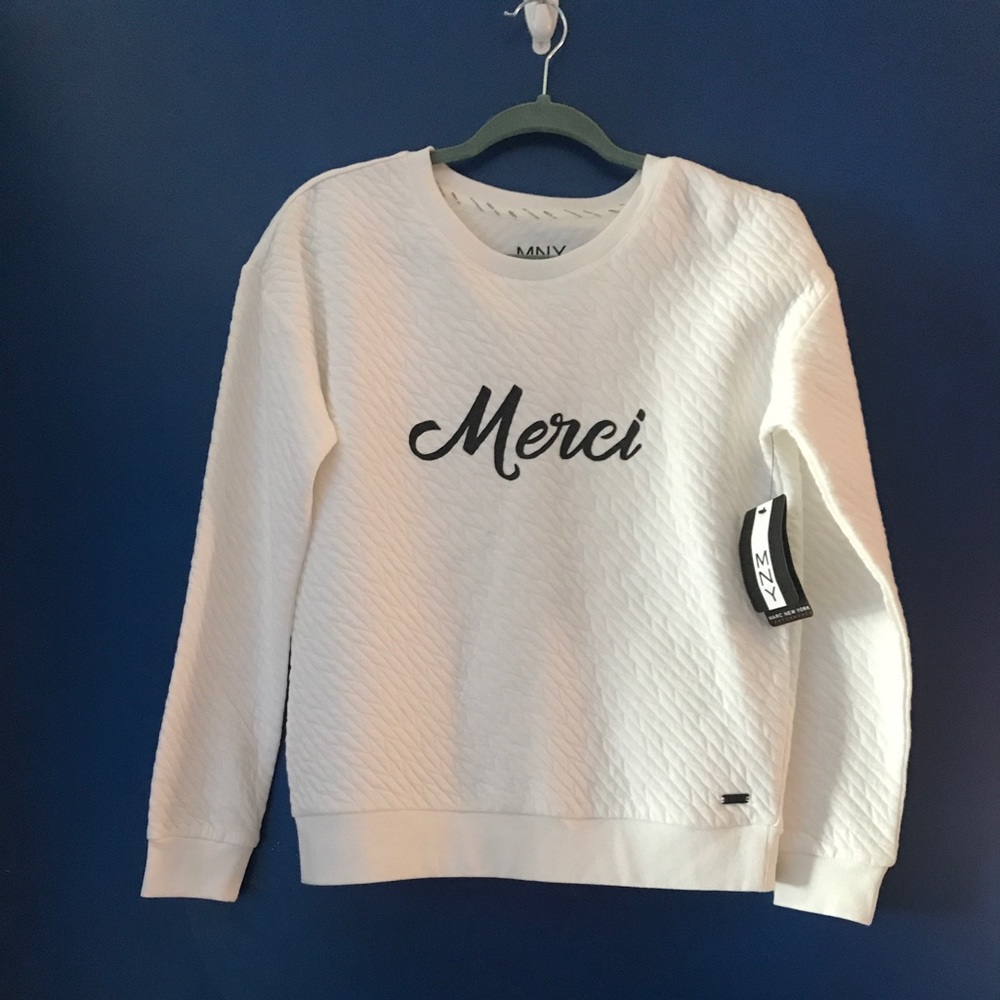 MNY Performance -Quilted Merci Graphic Sweatshirt
